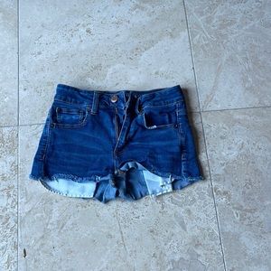 Dark wash American Eagle shorts